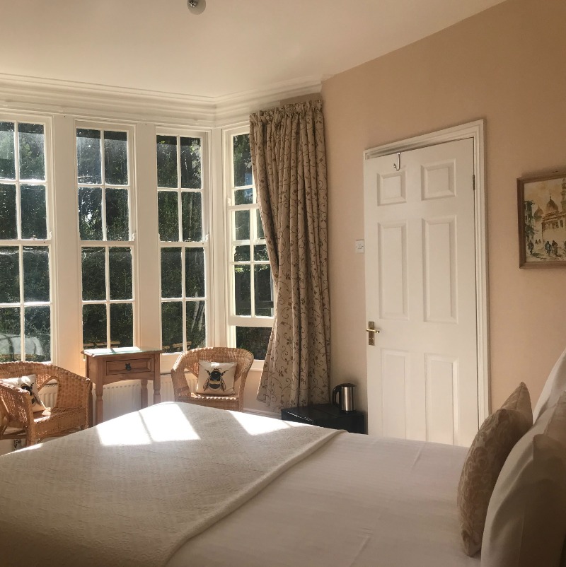 sea and garden views